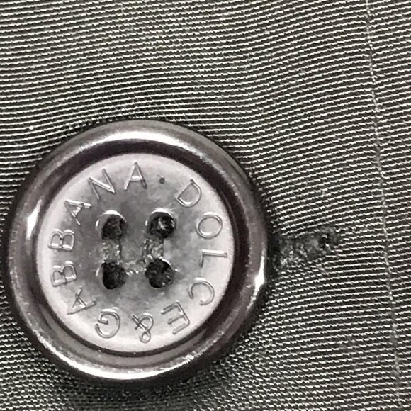 Dolce & Gabbana Jacket Mens 46 Black Made in Italy Utility Zip Pockets Lined - Picture 6 of 12